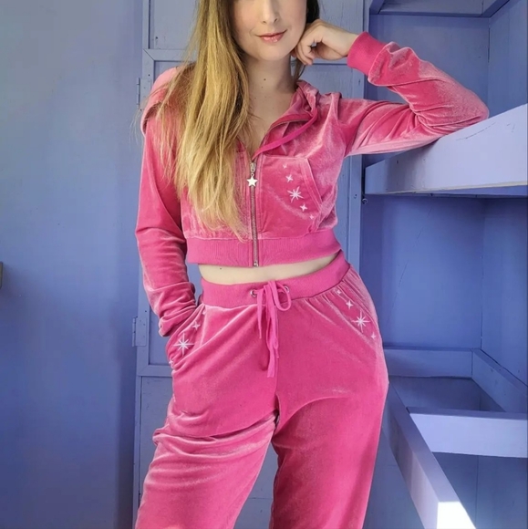 Pink Aquarius Two Piece Lounge Set - Picture 1 of 8